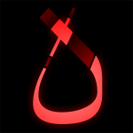 Nun-Kreuz-Ichthys-Rot